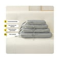 thumbnail image 7 of Clearance Sales! Compression Packing Cubes for Suitcases, 4 Pcs Set Packaging Bags Space Saving Travel Essentials, Compressible Expandable Luggage Organizer Bags Set for Carry On, 7 of 7