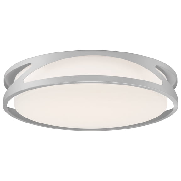 49991LEDD-SAT/ACR-Access Lighting-Lucia - 24W 1 LED Flush Mount-4 Inches Tall and 17.75 Inches Wide-Satin Finish