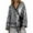 C-Silver210, variant on Women Kimono Style Jacket With Sparkly Sequins Elegant V-Neck Loose Fit Outerwear For Daily Street Comfort Coat