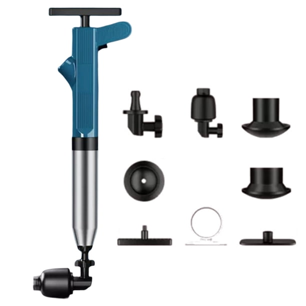 JShteea Desatascador Manual para Fregadero Removedor Obstrucciones Universal para Fregaderos Domésticos (azul)