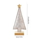 thumbnail image 3 of Adorno para árbol de Navidad | Decoración artificial de flor de Pascua y bayas | Base de madera con piñas, 3 of 6