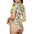 thumbnail image 3 of Naloa Cute Bee Women's Short-Sleeved Onesie, One-Piece Swimsuit for Parties, dates, clubs - X-Large, 3 of 9