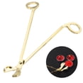 thumbnail image 1 of TIMIFIS Kitchen Gadgets Stainless Steel Candle Wick Oil Lamp Trimmer Scissors Cutter Snuffers Gold, 1 of 5