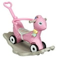 thumbnail image 1 of Gymax Baby Rocking Horse 4 in 1 Kids Ride On Toy Push Car w/ Music Indoor Outdoor Gift, 1 of 10