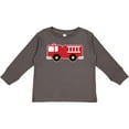 thumbnail image 3 of Inktastic Fire Truck Childs Fireman Boys or Girls Long Sleeve Toddler T-Shirt, 3 of 5