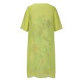 thumbnail image 5 of ICHUANYI Clearance Fashion Women Casual Round Neck Sleeveless Dress Solid Coat Two-Piece Set(Mint Green, XL) ICHUANYI WER2023081201830, 5 of 5
