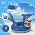 thumbnail image 3 of MoKo Inflatable Pool Floats, Shark Swim Rings for Outdoor Pool Beach Water Party Supplies, 3 of 6