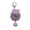 Purple, variant on Zipper Pull Keychain for Backpacks Blue Polyester Tassel Pendant Lanyard Key Ring Holder 1 Pack