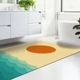 thumbnail image 2 of Minimalist Sun And Sea Painting Rugs, Modern Landscape Rug, Sea Rugs, Modern Rugs, Door Mat, Wedding Rug, Non Slip Rug, Colorful Rug, 3.3'x5' - 100x150 cm, 2 of 9