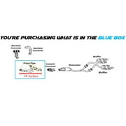 Stainless Steel Front Flex Exhaust Pipe Fits 2007-2009 Hyundai Santa Fe 2.7L - Direct Fit