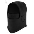 thumbnail image 2 of GustaveDesign 6 in 1 Fleece Balaclava Windproof Ski Face Mask For Unisex, Adjustable Full Face Mask Hat Neck Warmer Sports Cap (Black), 2 of 10
