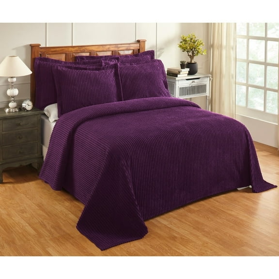 Chenille Bedspreads Purple