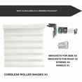 thumbnail image 5 of Zebra Shades Cordless Blinds for Windows, Free-Stop Shades with Valance,56W*60H, 5 of 6