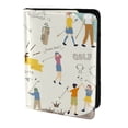 thumbnail image 2 of Rateoe Golf Icons And Golfer Pattern Passport Holder Wallet Leather Mulit-purpose Travel Wallet Credit Cards Case ,Passport Cover for Women Men-6.5 in, 2 of 5