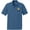 Dawn, variant on US Army Star Logo Black Chest Print Textured Polo Shirt, 4XL Grey