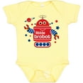 thumbnail image 3 of Inktastic Robot Little Brother Boys Baby Bodysuit, 3 of 5