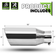 thumbnail image 4 of 3" inlet 4" outlet 7" length Dual Wall Round 304 Stainless Steel Exhaust Tip NEW, 4 of 10
