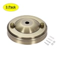 thumbnail image 1 of Unique Bargains Retro Light Canopy Kit Pendant Lighting Ceiling Plate DIY 104mm 4.1Inch Bronze 3Pcs, 1 of 3