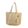 thumbnail image 5 of Women Shoulder Bag Stylish Casual Bohemian Tote Bag for Party Outdoor Spring Beige, 5 of 7