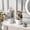 White, variant on 360° Rotating Makeup Brush Holder with Lid, Dustproof Waterproof Transparent Organizer for Vanity Bathroom, Black