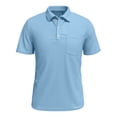 thumbnail image 3 of LIBRCLO Mens Polo Shirt with Pocket Short Sleeve Collar Casual Work Golf Shirts, 3 of 8