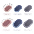 thumbnail image 4 of Amdohai Bath Mat 20 x 32 Inch Soft Floor Rug Oval Diatom Mud Non Slip Quick Dry Water Absorbent Shower Rug Machine Washable Bathroom Rug, 4 of 8