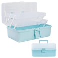 thumbnail image 2 of Organizer Box Art Storage Box Craft Organizer 3-Layers with Handle Craft Art Bin Portable for Home S, 2 of 5