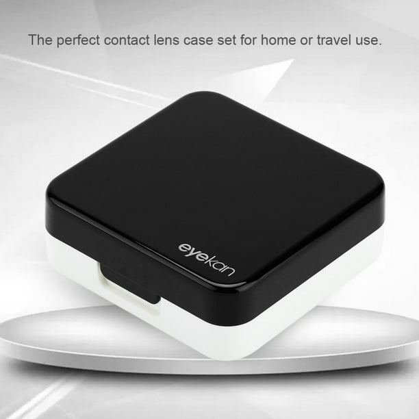 Reflective Cover Contact Lens Case Set Cute Lovely Travel Kit Box