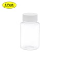 thumbnail image 1 of Botella de Reactivo de Laboratorio de Boca Ancha de Plástico Uxcell 100ml/3.4oz Clara 5 Contar, 1 of 5
