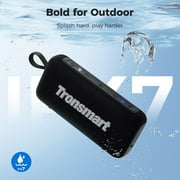 Tronsmart Trip 2 Bluetooth 5.3 Speaker, Ultra-Portable Clip, 10W Big Pro Sound w/ Deep Bass, IPX7 Waterproof, 20H, Voice Assistant - Black