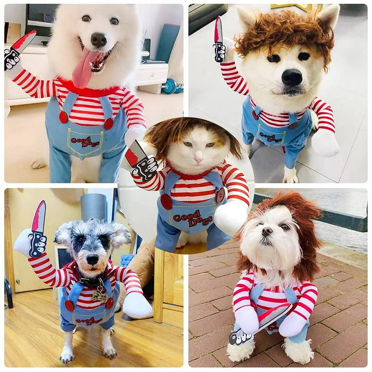 Dog Halloween Costumes, Dog Doll Play Cosplay, Novelty Dog Clothes, Dog  Costume for Halloween Dress-up Party, for Puppy Medium Large Dogs Cosplay