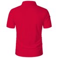 thumbnail image 3 of Jalioing Men's Golf Shirt Collared Short Sleeve Button Shirts Solid Color Classic Work Tops Summer Clothes, 3 of 6