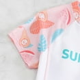 thumbnail image 4 of Hiiyo Big Girls Swimsuit Short Sleeve Rash Guard Shorts Bathing Suit, Sizes 7-12, 4 of 8