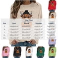 thumbnail image 3 of Mifsaly Womens Halloween Sweatshirt Cute Cartoon Cow Pumpkin Graphic Sweaters Long Sleeve Soft Comfortable Loose Fit Pullover Top, 3 of 5