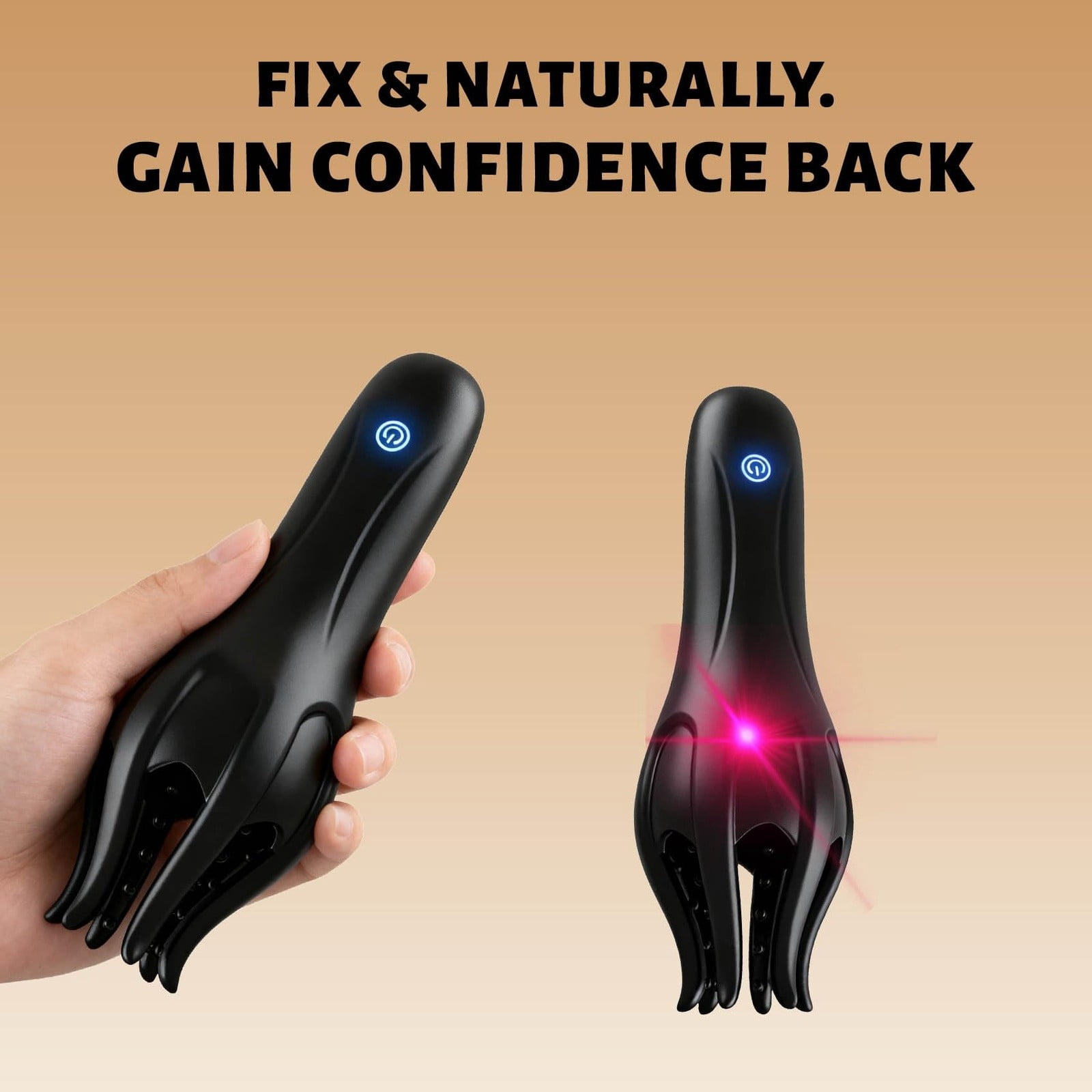 Newman Wave Therapy Pro Massager for Men 3Pack,Mansculpt Rechargeable Waterproof Handheld Massager,Multi Frequency Vibration,Ergonomic Silicone Wellness Device,Easy Clean Novelty Gift for Men 2025