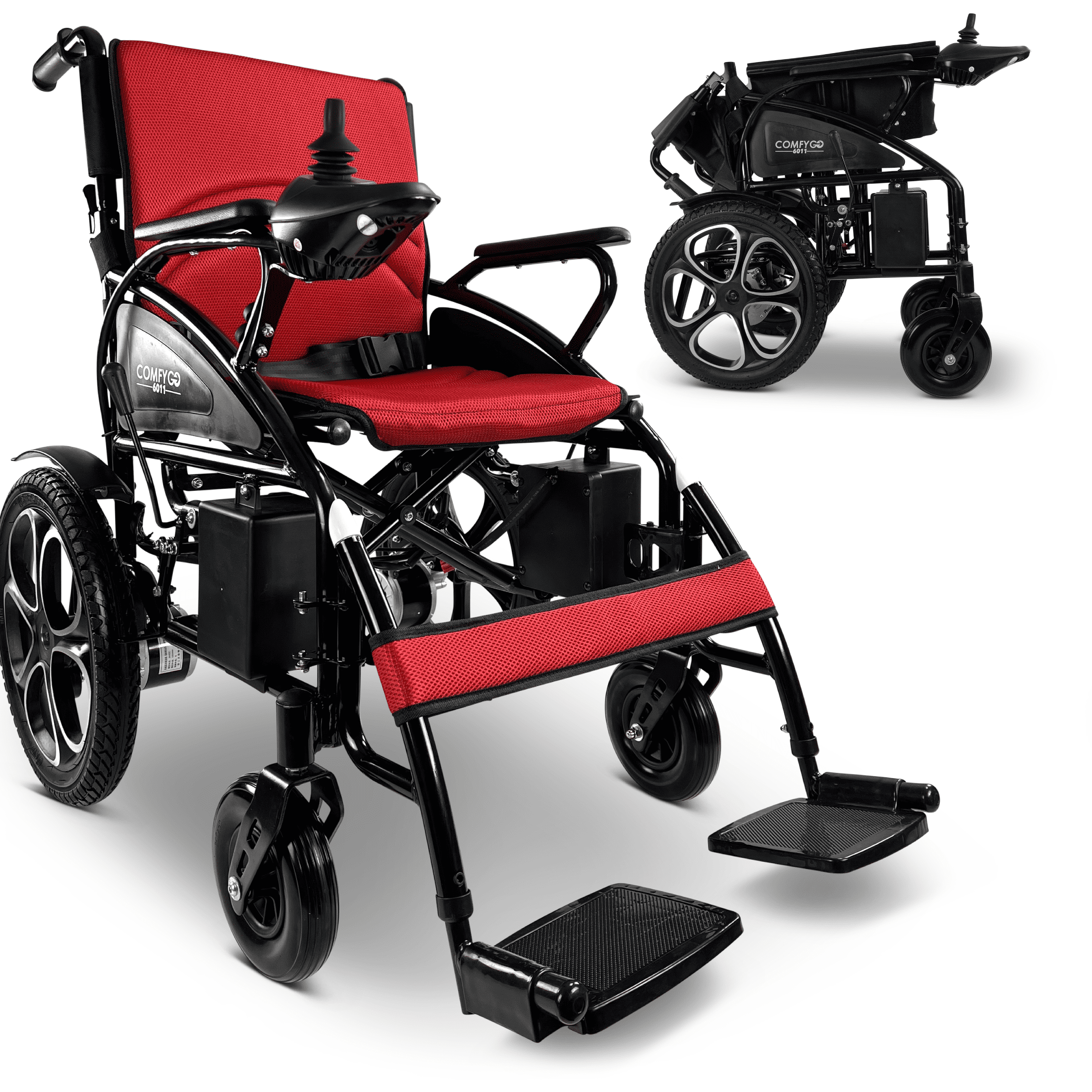 Comfygo 6011 Lightweight Foldable Electric Wheelchair Silla De Ruedas