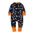 thumbnail image 2 of Bellafa Baby Footless Pajamas Soft Cotton Unisex Infant Zipper Romper with Mitten Cuffs Sleep Play PJs, 2 of 10
