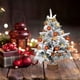 thumbnail image 4 of Adornos navideños, adornos navideños, regalos navideños, nuevo árbol pequeño flocado, decoración de mesa verde, árbol de Navidad, decoración navideña, mini decoración de mesa, accesorios navideños, mi, 4 of 9