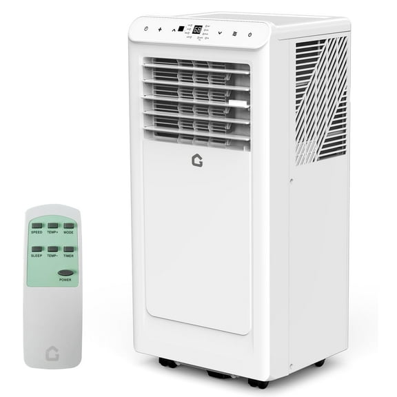 Soonbuy 8000 BTU Portable Air Conditioners, 4-In-1 Portable AC Unit for Rooms Up to 350 Sq. Ft, Dehumidifier, Fan, Energy Saving, Remote Control, 24 Hour Timer, Sleep Mode, for Bedroom/Office
