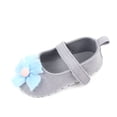 thumbnail image 4 of nvzhuang Baby Girls Premium Flats Infant Flower PU Leather Toddler First Walker Crib Shoe, 4 of 6