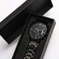 thumbnail image 6 of To Son Gift From Mom, Believe In Yourself Inspirational Engraved Black Chronograph Watch, 6 of 8