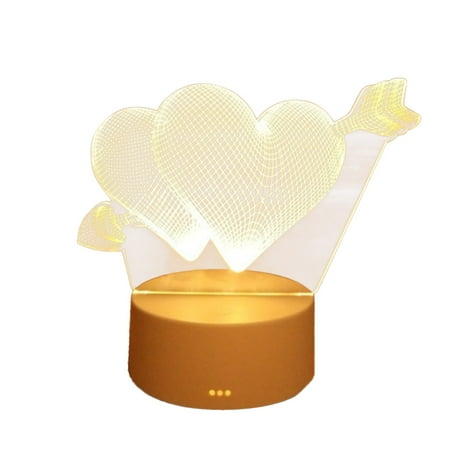 

USB Acrylic 3D Night Light Lamp Home Outdoor Landscape Decoration GiftsHOME!#452
