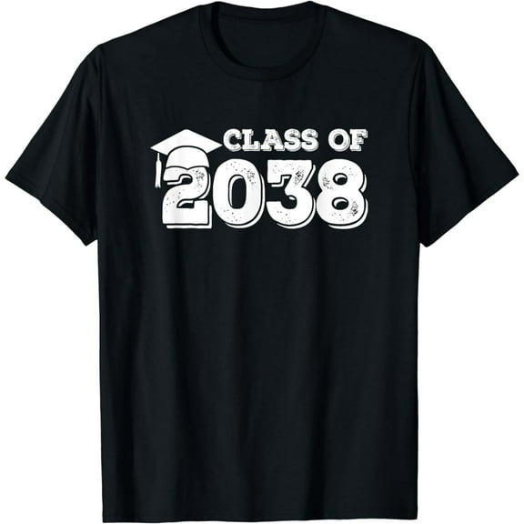 Class of 2038 Shirt Senior Graduation 2038 T-Shirt