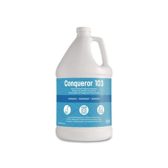 Fresh Products Conqueror 103 Odor Counteractant Concentrate, Mango, 1 gal Bottle, 4/Carton
