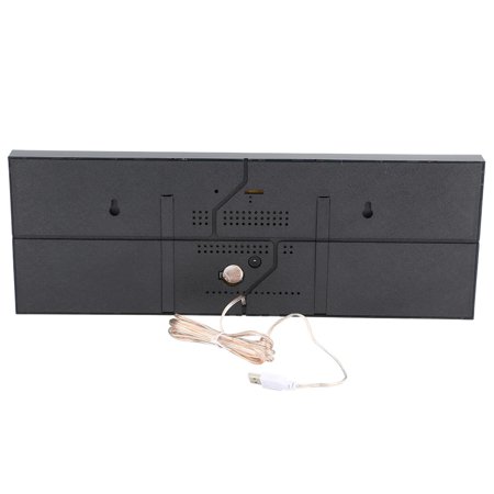 Wall Clock,Household Wall Clock Electronic LED Digital Mirror Clock 100‑240V with Remote Control,Digital Clock