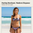 thumbnail image 3 of Abbraccia Bikini de alta elasticidad, cómodo, para natación, verano, 3 of 6