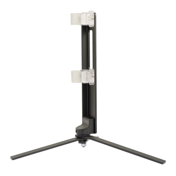 Nanlite Floor Stand for T12 Tube Light Mark II - Compatible with PavoTube 15C, 30C, Sturdy Metal Construction, Secure Clips