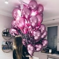 thumbnail image 3 of 40pcs 10inch Round Metallic Latex Balloons Birthday Party Wedding Decoration Chrome Metal Gold Air Globos Bachelor Party Supplie (mix 40pcs 10inch), 3 of 7