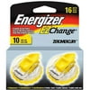 Energizer Type 10 Zinc Air 1.4-Volt Hearing Aid Batteries, Two 8-Packs