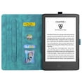 thumbnail image 2 of Case for Apple iPad Pro 11 inch 2024, Flower Embossed Pattern PU Leather Flip Cover with Card Slots Holder Auto Wake/Sleep Kickstand TPU Shockproof Case for iPad Pro 11" 2024, Green, 2 of 8